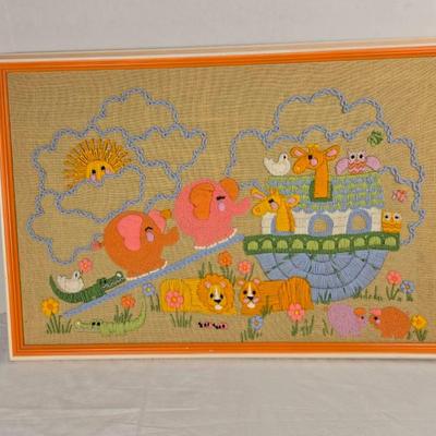 Noah's Ark Needlepoint from the Bible
