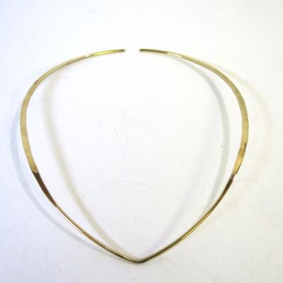 Rose Gold Single Strand 14k Choker 