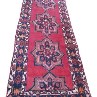 Red Turkish Runner Rug