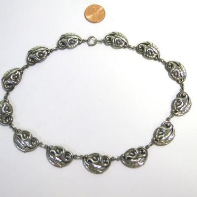 Danecraft Sterling Calla Lily Choker