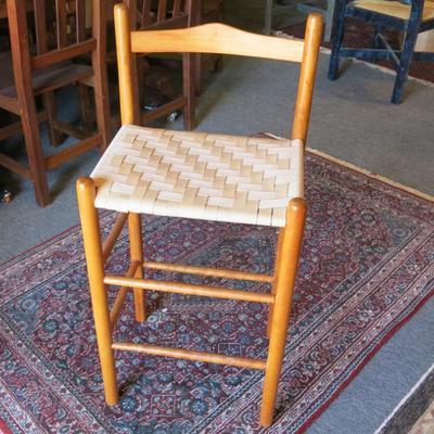 Canvas Strap Counter Height Stool