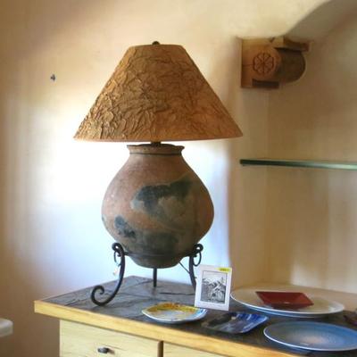 Pueblo Pot and Paper Table Lamp