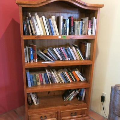 Carved Southwest Style Bookcase