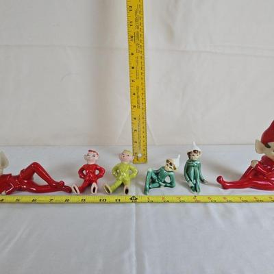 Vintage Collectible Porcelain Elves