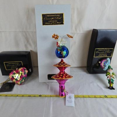 Christopher Radko Ornaments 