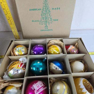 Vintage Christmas Balls. 