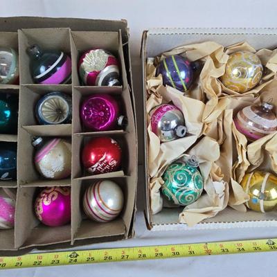 Vintage Christmas Balls 