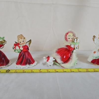 Vintage Napco & Japan Christmas Girls