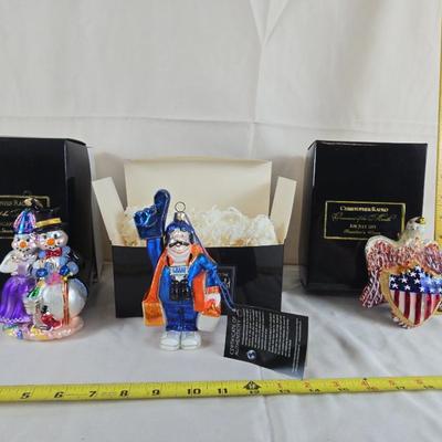 Christopher Radco Collectible christmas ornament & Kurt S Adler