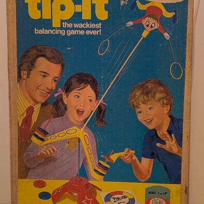 Tip-It Game 1965 Ideal Toys The Wackiest Balancing Game Ever Vintage 