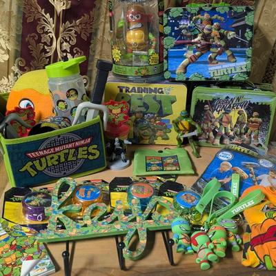 Big Collection Of Ninja Turtles Items