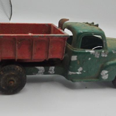 Hubley Kiddie Toy Dump Truck Made In USA circa 1950s TLC