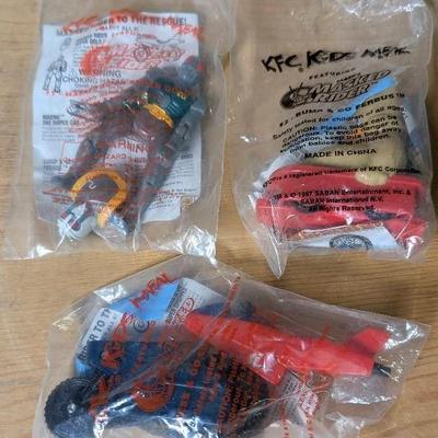 Collection Of Toys From Kentucky Fried Chicken 1997 MASKED RIDER Kamen MMPR Saban