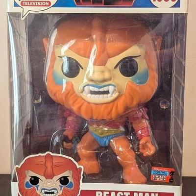 Funko POP! 10" MOTU Beast Man #1039 2020 Convention Exclusive New!