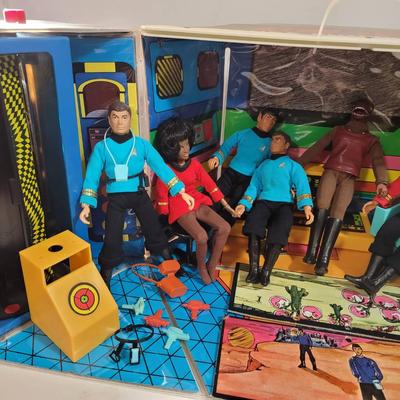 Mego Star Trek U.S.S Enterprise Bridge Playset W/box Extra Figures Aliens 