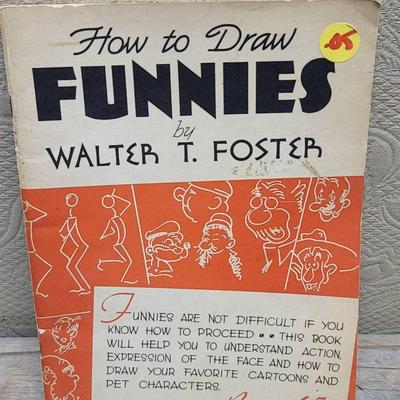 How To Draw Funnies Walter T Foster Book