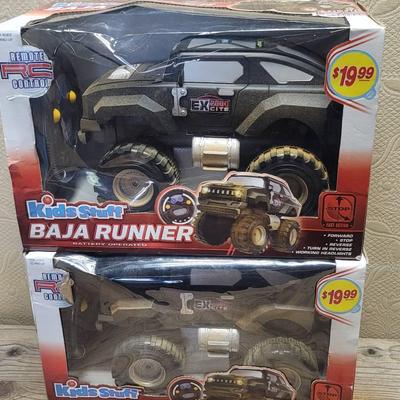 Kids Stuff Baja Runner RC Toy Truck 2pc 