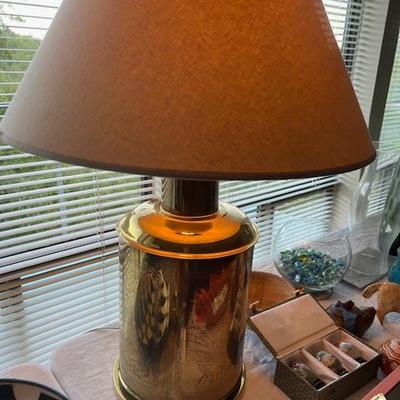 brass lamp