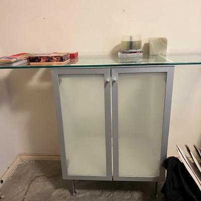 Sale Photo Thumbnail #53: cabinet/metal and glass