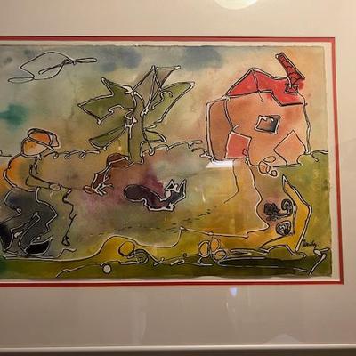 Whimsical Golfer/Art