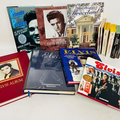 Hardback and Paperback "Elvis" Books