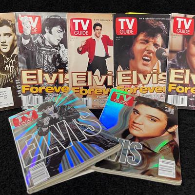 “TV Guide’s” With Elvis Presley Covers 