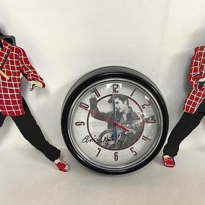Rock Around These "Elvis" Wall Clocks