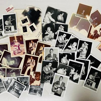 "Elvis Presley" Photos, Some with Hand Written Notes From Joyce Gentry, President of his Fan Club