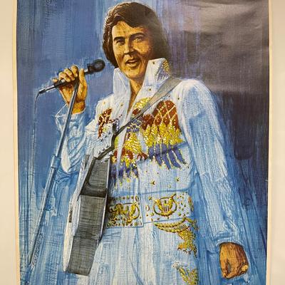Vintage “Ben Brown” Artwork "Elvis" Posters