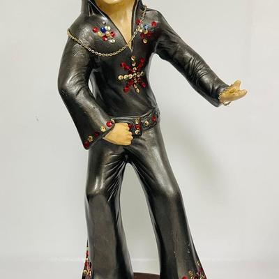 Unique Wooden "Elvis" Figurine