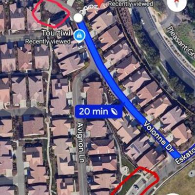 PLEASE NOTE THECAREAS CIRCLED ARE THE ONLY PARKING AVAILABLE.  YOU CANT PARK ON THE STREET. 