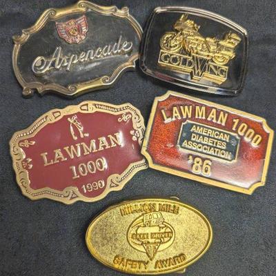 Assorted Men's Belt Buckles