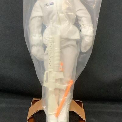 Arctic Gear GI Joe With Wooden Base