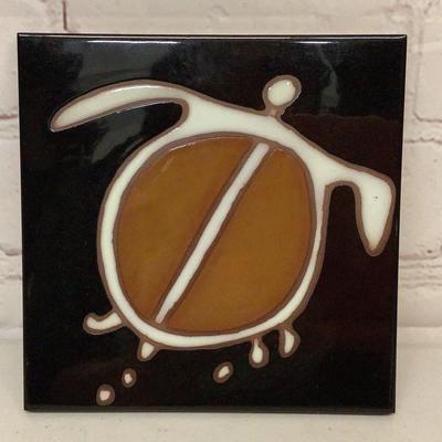 Ceramic Tile Hand Painted By Alex Slotzkin