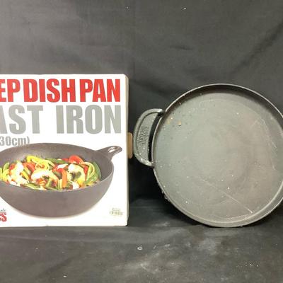 Deep Dish Cast Iron Pan