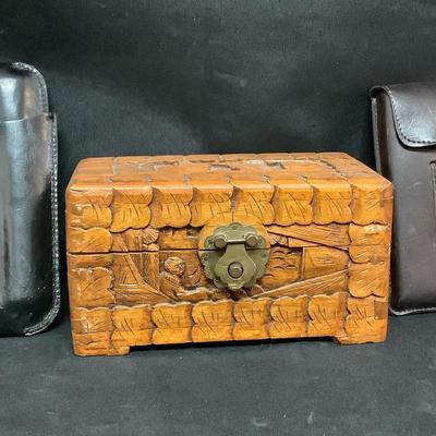 Carved Wood Box