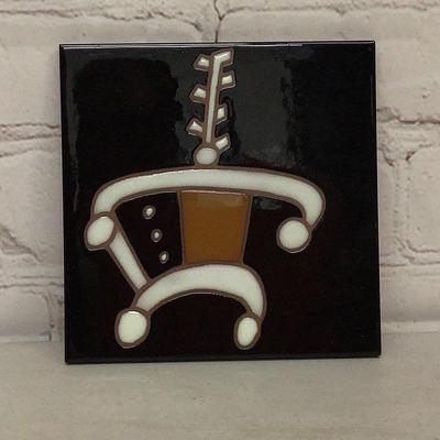 Trivet Ceramic Tile Hand Painted By Alex Slotzkin #3