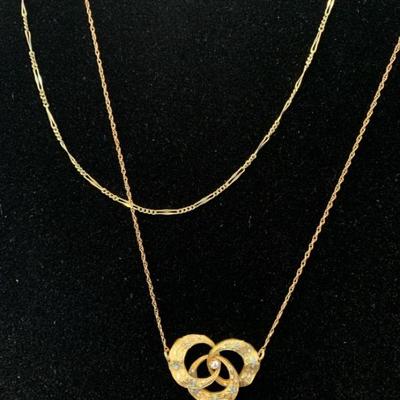 De232v 14 k chain and necklace