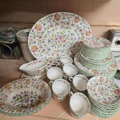 De200 china set hadin hall 63 pieces