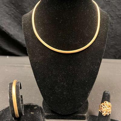 De224v vintage diamond brutalist cocktail ring