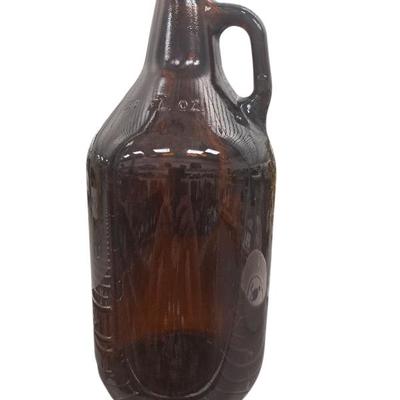Sale Photo Thumbnail #53: Amber Glass Beer Growlers 64oz w/ no tops