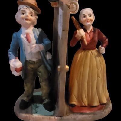 Sale Photo Thumbnail #23: Vintage Bruno Merli Porcelain Figurine "God Bless Our Home"