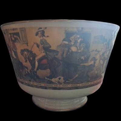 Sale Photo Thumbnail #58: 1976 Limited Addition Gorham Fine China Bowl featuring Norman Rockwell's "Yankee Doodle" Mural