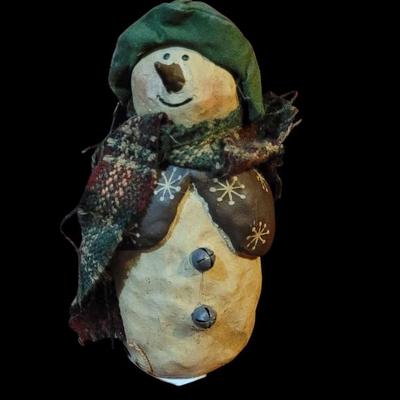 Sale Photo Thumbnail #62: Primitive Snowman Figurine 