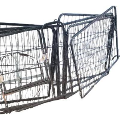 Sale Photo Thumbnail #69: Heavy Duty Metal Dog Playpen for Medium/Small animals. (8) panels, 24"Hx27"W