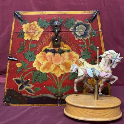 Chest And Musical Figurine