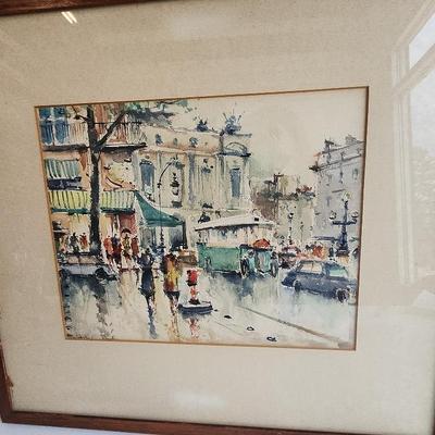 Signed Watercolor Art