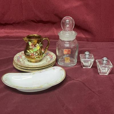 Fine China Set And Glass