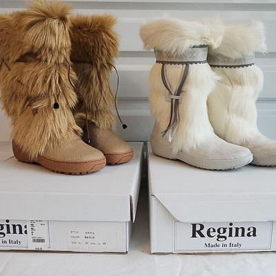 Goat Fur Boots