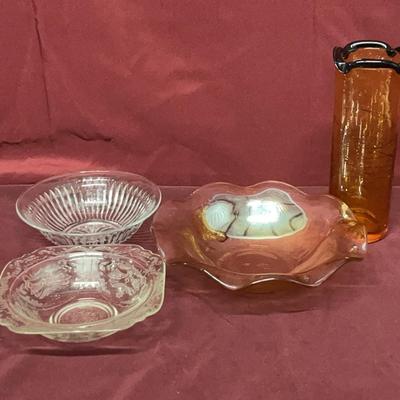 Glass Bowls And Blown Glass